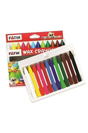 Wax Crayon Boya 12 Renk Jumbo Mum Boya