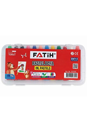 Çantalı Pastel Boya 12 Renk King Size