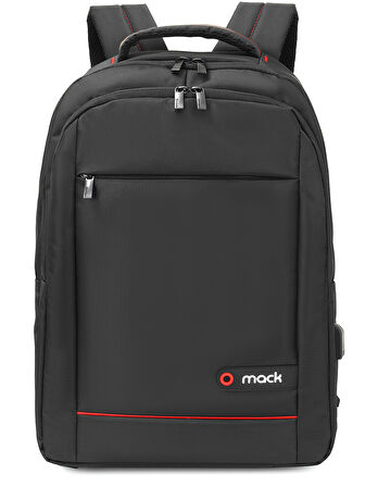 Mack OFFİCE Usb Şarj Girişli Akıllı Notebook Sırt Çantası 17.3"