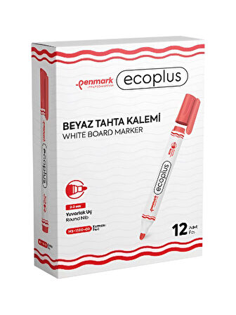 Penmark Ecoplus Beyaz Tahta Kalemi 1 Kutu 12'li