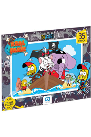 C&A Games Kral Şakir Lisanslı 35 Parça Frame Puzzle