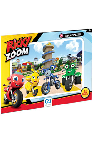 C&A Games Ricky Zoom Lisanslı 35 Parça Frame Puzzle