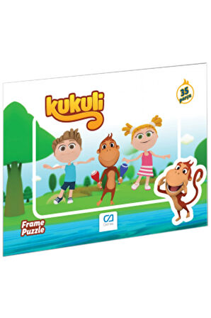 C&A Games Kukuli Lisanslı 35 Parça Frame Puzzle