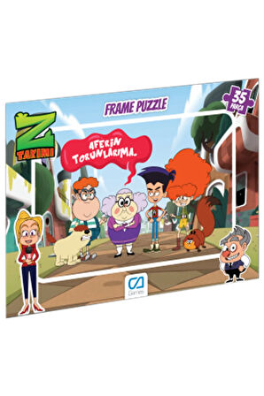 C&A Games Z Takımı-2 Lisanslı 35 Parça Frame Puzzle