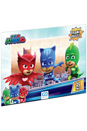 C&A Games Pjamasks Lisanslı 35 Parça Frame Puzzle