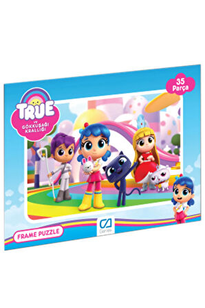 C&A Games True Lisanslı 35 Parça Frame Puzzle