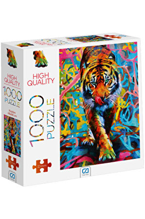 C&A Games Kaplan 1000 Parça Puzzle