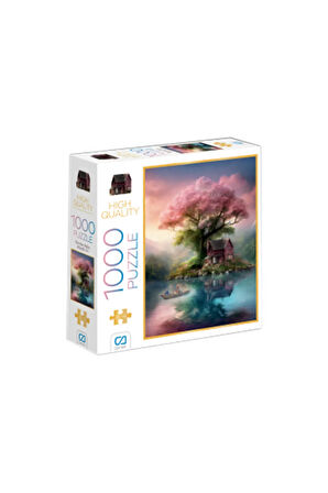 C&A Games Pembe Ağaç 1000 Parça Puzzle