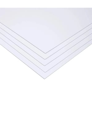 Maket Kartonu 10'lu Paket 50x70 cm 2 mm Beyaz