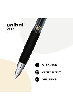 Uni-Ball Signo 207 0.7 İmza Kalemi 12'li Kutu