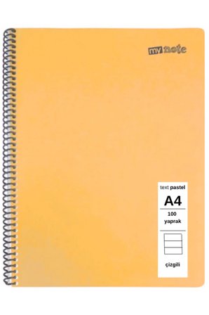 TEXT PASTEL DEFTER A4 100 Yaprak ÇİZGİLİ 1 Adet