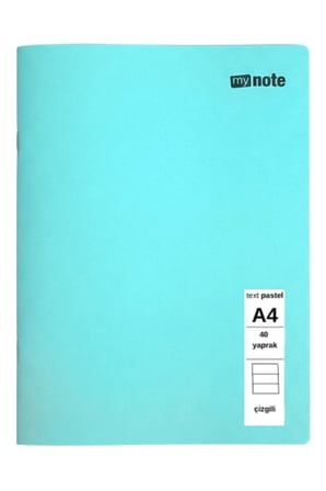 TEXT PASTEL DEFTER A4 40 YAPRAK ÇİZGİLİ 1 ADET