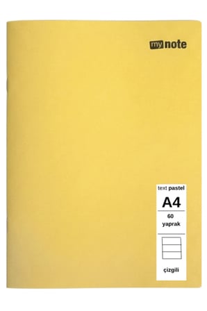 TEXT PASTEL DEFTER A4 60 YAPRAK ÇİZGİLİ 1 ADET