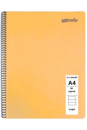 TEXT PASTEL DEFTER A4 80 YAPRAK ÇİZGİLİ 1 ADET