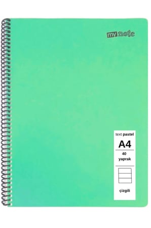 TEXT PASTEL DEFTER A4 40 YAPRAK ÇİZGİLİ 3 ADET
