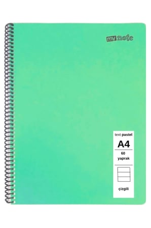 TEXT PASTEL DEFTER A4 60 YAPRAK ÇİZGİLİ 3 ADET