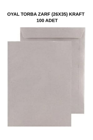 Torba Zarf 26x35 Kraft 90 gr 100 Adet – Dayanıklı ve Doğal Gönderim Çözümü