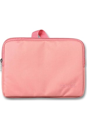 Cennec Yatay Kadın Pembe Tablet Çantası (Maksimum 10,9 inç Tabletler İçin Uygun)