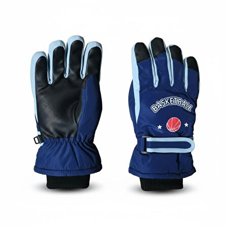 4-8 Yaş Erkek Çocuk Şişme Kar Kayak Eldiveni