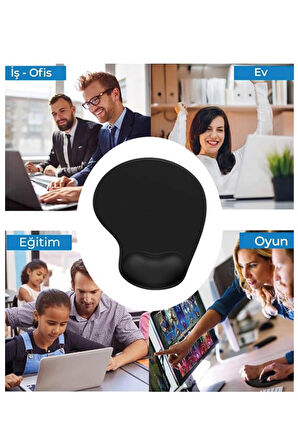 Damla, Benden Bir Tane Daha Yok, Desenli mousepad, bilek destekli konforlu mousepad, pc oyuncuları için fare pedi