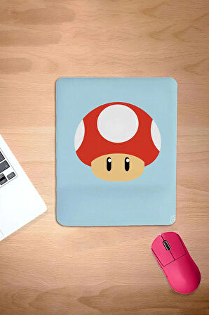 Dikdörtgen, Bilgisayar Oyunu desenli mousepad, bilek destekli konforlu mouse pad, bilgisayar laptop aksesuarı