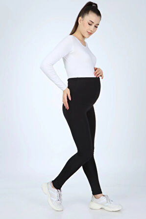 4406-hamile Giyim Parlak Yünlü Dalgıç Tayt