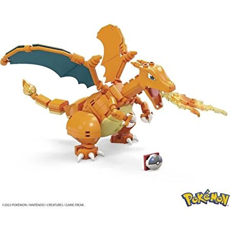 MEGA Pokémon Charizard Figürü, 8 yaş ve üzeri, GWY77