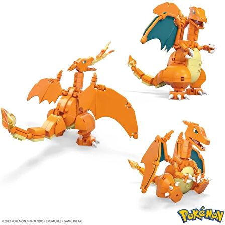 MEGA Pokémon Charizard Figürü, 8 yaş ve üzeri, GWY77