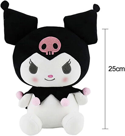 Kuromi Hello Kitty 25 Cm Peluş Oyuncak Sanrio Kuromi Plush Hediyelik Oyuncak