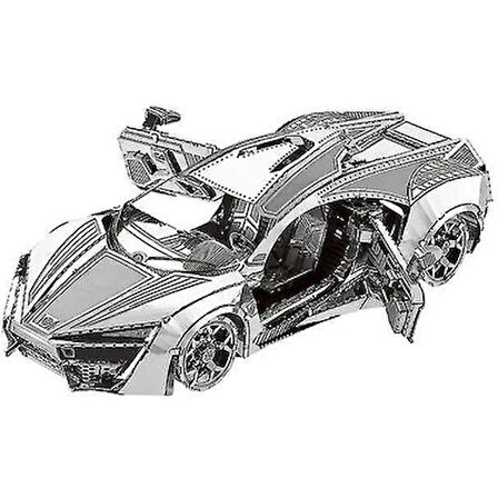 HYPER SPOR ARABA 3D Metal Maket Bulmaca Puzzle modeli kitleri DIY 14+ Yaş 111+ parça