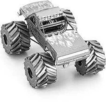 DIY 3D Metal Puzzle Monster Truck Hediyelik Maket 14+Yaş