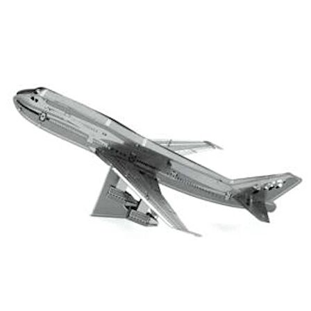 DIY 3D Metal Puzzle Boeing 747 Yolcu Uçağı  Hediyelik Maket 14 yaş