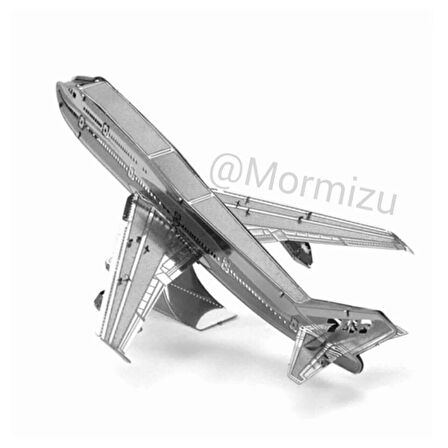DIY 3D Metal Puzzle Boeing 747 Yolcu Uçağı  Hediyelik Maket 14 yaş
