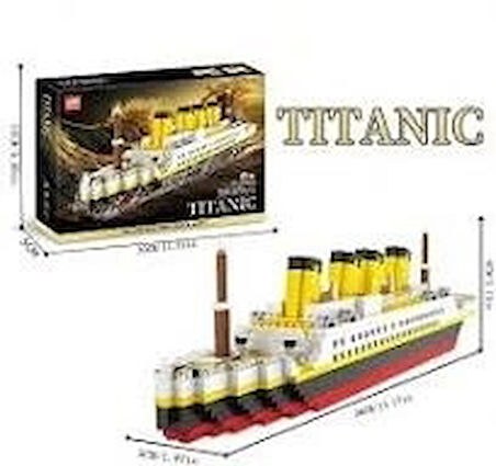 Titanic 3D Lego BULDING BLOCKS 1048 Parça 12+ YAŞ Puzzle Tekne Gemi Hediye