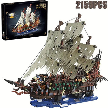 Korsan Gemisi Yapı Blokları Seti 2159 Parça Klasik Minyatür Model Kiti Yetişkinler İçin Mükemmel Hediye