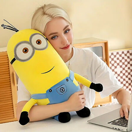 Minyonlar Kevin 55 Cm Büyük Peluş Oyuncak Minions Plush Hediyelik Oyuncak