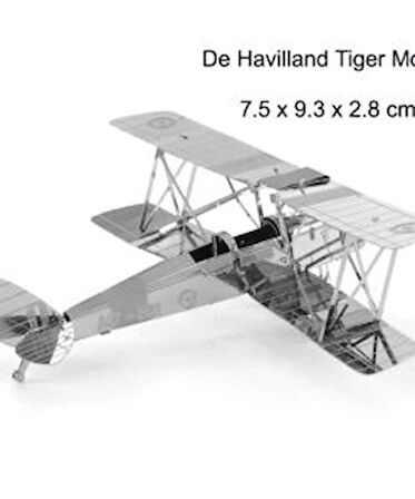 DIY 3D Metal Puzzle Tiger Moht Uçak 82 Hediyelik Maket 14+yaş