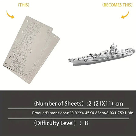 USS Theodore Roosevelt Uçak Gemisi 3D Metal Maket Bulmaca Puzzle modeli kitleri DIY 14+ Yaş 120 parça