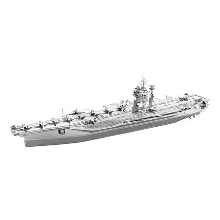 USS Theodore Roosevelt Uçak Gemisi 3D Metal Maket Bulmaca Puzzle modeli kitleri DIY 14+ Yaş 120 parça