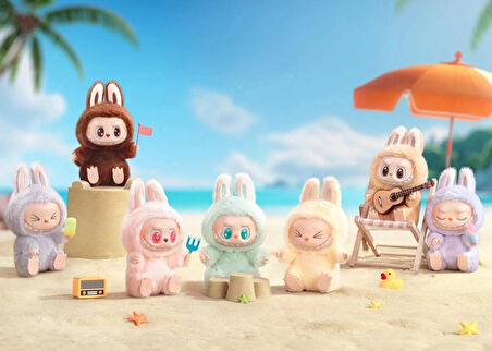Pop Mart Labubu 1 ADET 2. Seri Oturma Partisi Peluş Sürpriz HEDİYE Oyuncak HEHE, SISI, DADA, ZIZI, BABA, QUQU