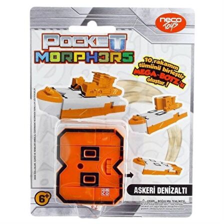 Pocket Morphers Dönüşebilen Numaralar No 8 Askeri Denizaltı