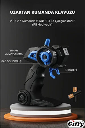Uzaktan Kumandalı 2.4 Ghz RC Kamyonet Yük Taşıma Aracı Kapıları Açılabilen Sesli Işıklı Şarjlı