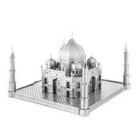 TAÇ MAHAL HİNDİSTAN 3D Metal Maket Bulmaca Puzzle modeli kitleri DIY 14+ Yaş 125+ parça