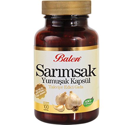 Balen Sarımsak Yağı Yumuşak Kapsül 300 MG 100
