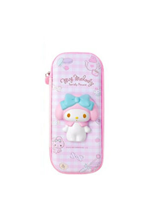 Sanrio My Melody Pembe Şirin Oyuncak Aplikeli Kalem Kutu