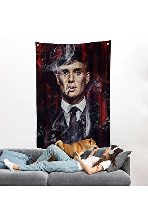 Thomas Shelby - Tommy Shelby Duvar Örtüsü-7842