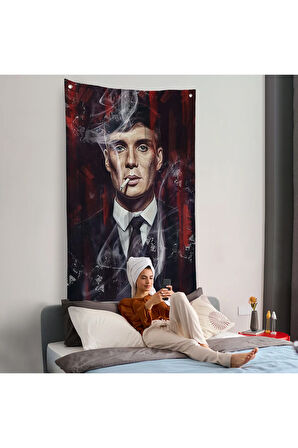 Thomas Shelby - Tommy Shelby Duvar Örtüsü-7842
