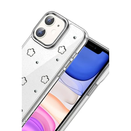 Apple iPhone 12 Fiyonk Desenli Kapak - Desen 2