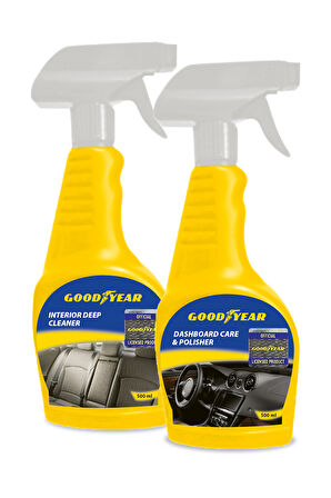 GOODYEAR TORPİDO CİLASI VE DÖŞEME TEMİZLEYİCİ SETİ 500 ML