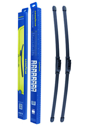 Goodyear Renault Megane Grandtour 2009-Onwards Supermute 2'Li Muz Silecek Takımı 600Mm 400Mm